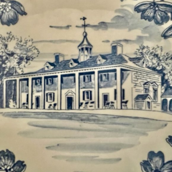 Royal Goedewaagen Blue Delft Tile ~ Plantation House - Picture 6 of 6